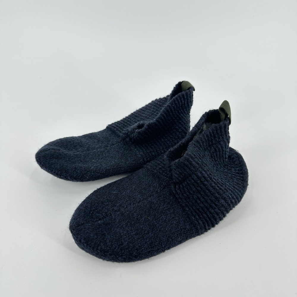 Bombas Gripper Slippers Lined Size Small Womens 7 Blue Comfy House Shoes Winter